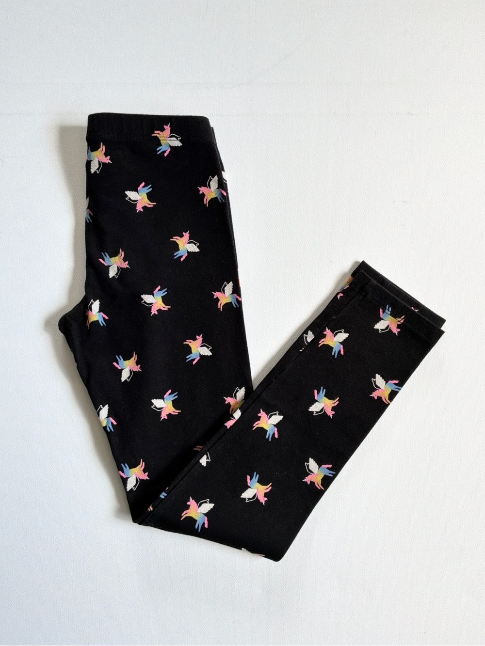 Cat & Jack Black Unicorn Leggings